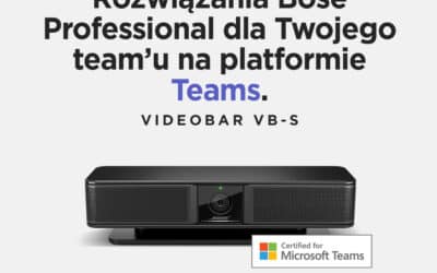 Videobar Bose Professional VB-S z certyfikatem Microsoft Teams