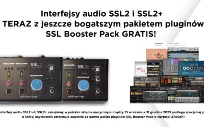Promocja! Interfejsy audio SSL2 i SSL2+ z darmowym pakietem SSL Booster Pack!