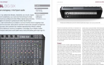 Test SSL BiG SiX w miesięczniku Muzyka i Technologia
