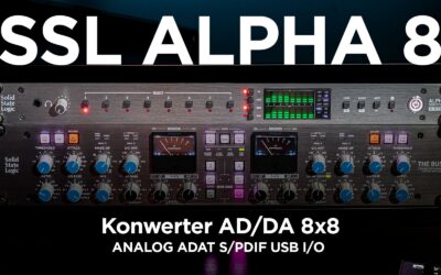 SSL ALPHA 8 – Najnowszy konwerter AD/DA 8×8 od Solid State Logic