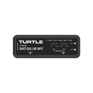 Dante Dual Line Input - Turtle 2CH LINE IN