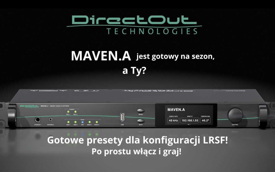 Fabryczne presety dla DirectOut MAVEN.A