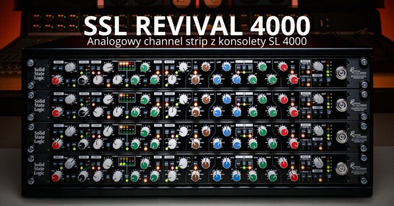 SSL Revival 4000 channel strip z kultowej konsolety SL 4000