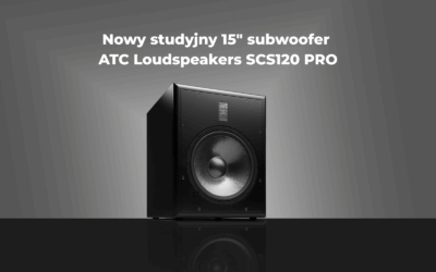 Nowe 15” subwoofery studyjne ATC Loudspeakers w wersji aktywnej oraz instalacyjnej.