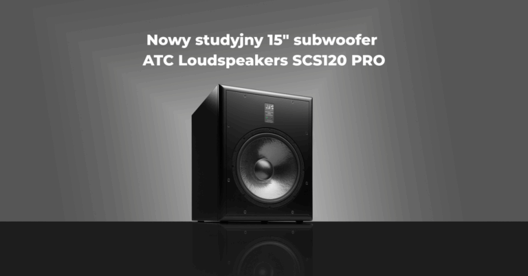 Nowe 15” subwoofery studyjne ATC Loudspeakers w wersji aktywnej oraz instalacyjnej.