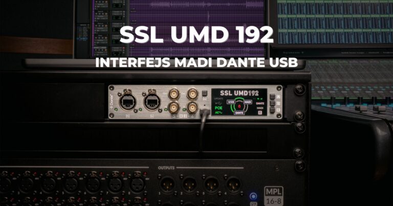 Solid State Logic UMD 192 interfejs audio USB z MADI i Dante