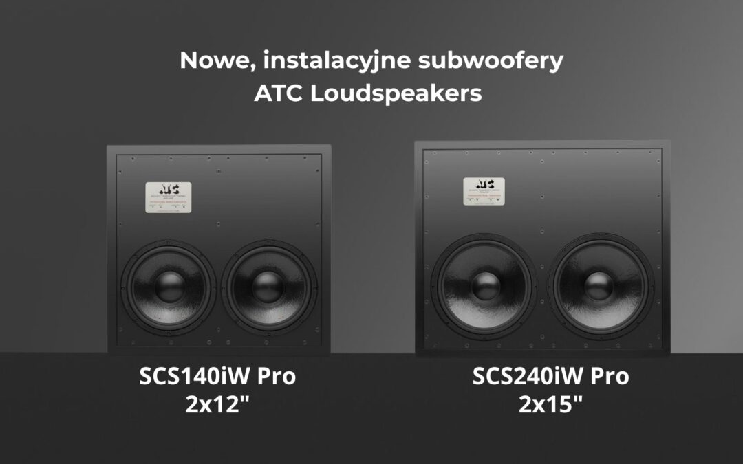 Nowe, instalacyjne subwoofery studyjne ATC Loudspeakers