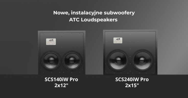 Nowe, instalacyjne subwoofery studyjne ATC Loudspeakers