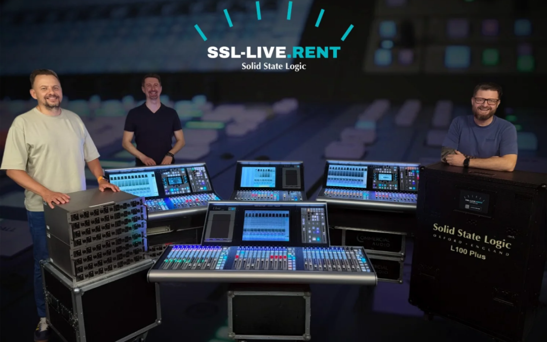 Konsolety SSL Live dostępne w rentalu