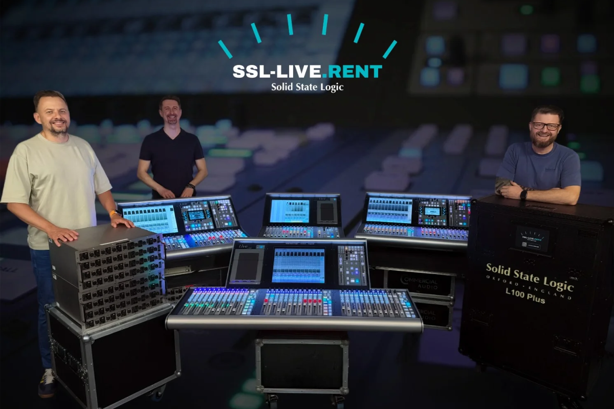 SSL Live consoles available for rental