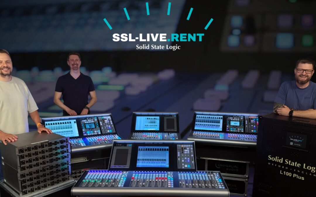 Konsolety SSL Live dostępne w rentalu