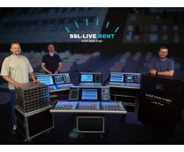 Konsolety SSL Live dostępne w rentalu