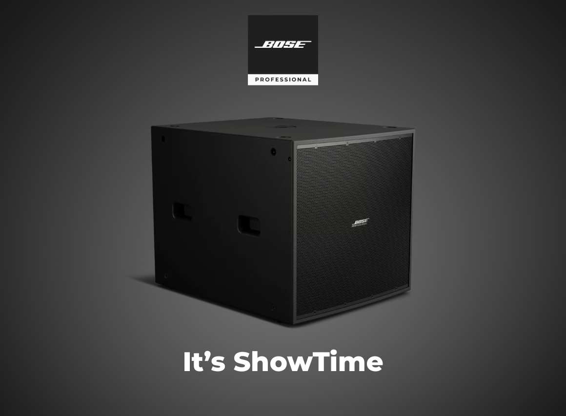 Nowy subwoofer w portfolio Bose Professional – ShowTime STS118E