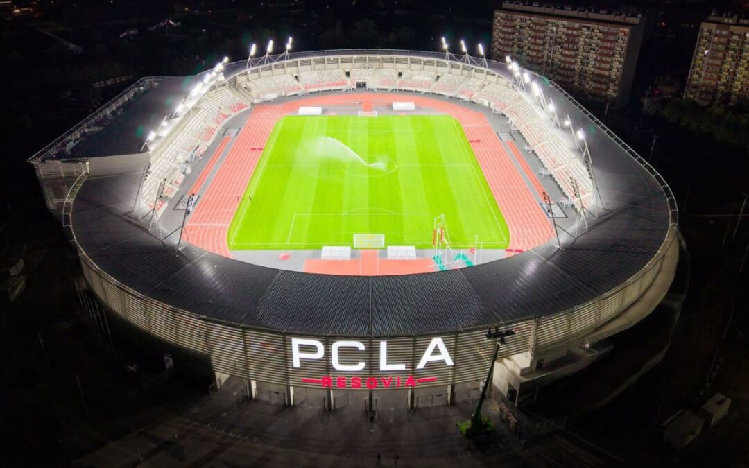 System nagłośnienia stadionowego Bose Professional Arena Match – Stadion Lekkoatletyczny Rzeszów: dostawa i uruchomienie